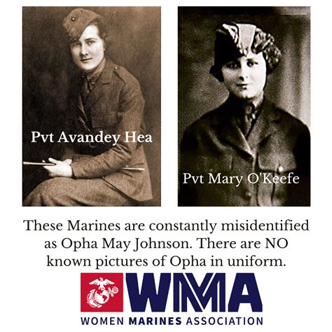 Yesterday was the day of enlistment of Opha May Johnson as the first ...