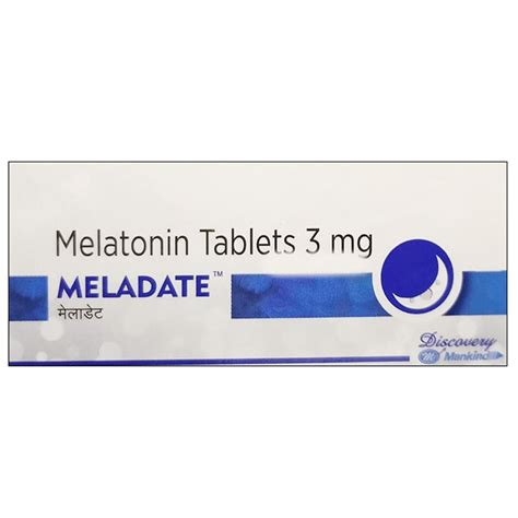 Meladate Tablet 10's Price, Uses, Side Effects, Composition - Apollo ...