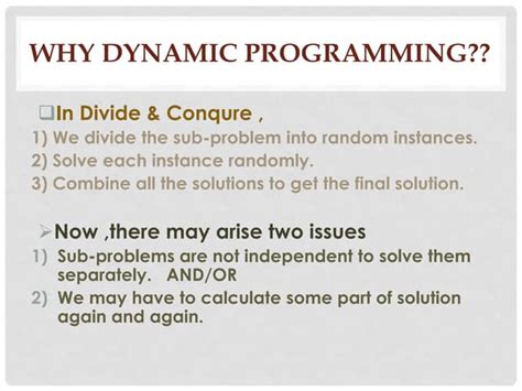 Image result for explanation of dynamic programming code