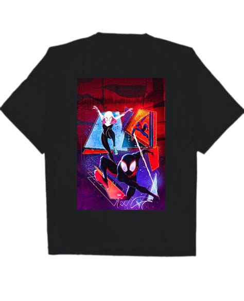 spider man across spider verse oversized t shirt
