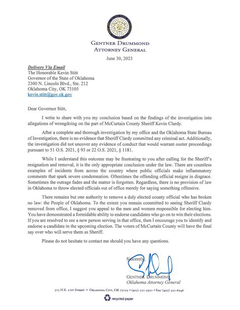 Drummond: No case to oust McCurtain County sheriff : r/oklahoma