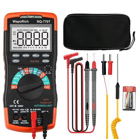 Buy Digital Multimeter, Auto-ranging Digital Multimeter TRMS 6000 Count ...