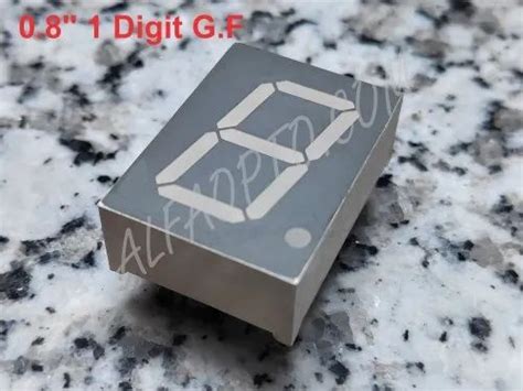 Seven Segment LED 1,2,3,4,5 Digit Display - 1 Digit 7 Segment LED ...