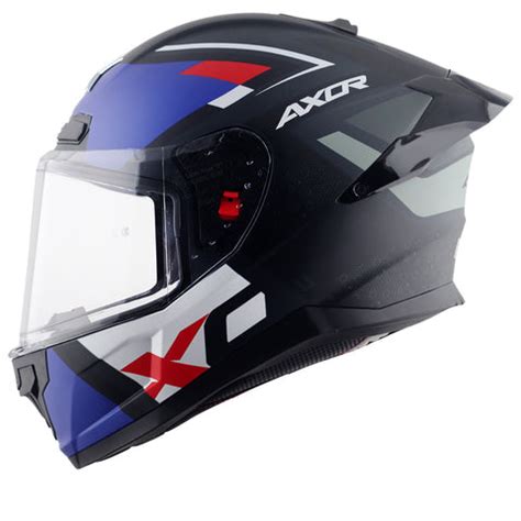 AXOR Saber XSport Dull Black Blue Helmet– Moto Central