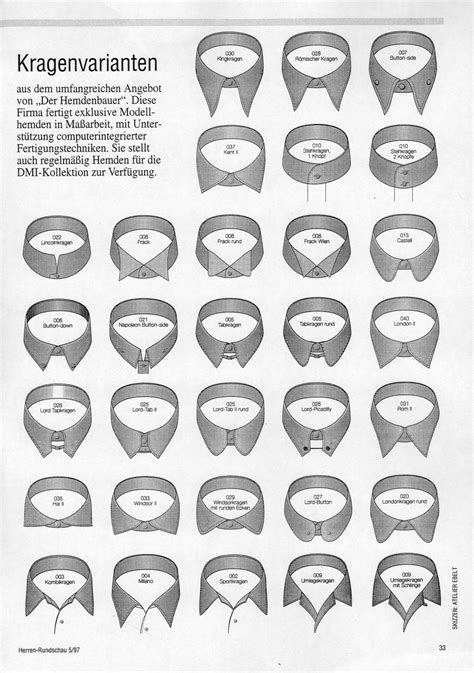 Art Comes First: Shirt Collar Variations