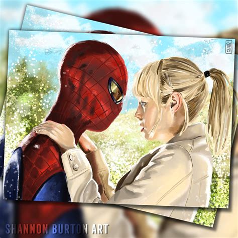 Spiderman And Gwen Stacy Fan Art