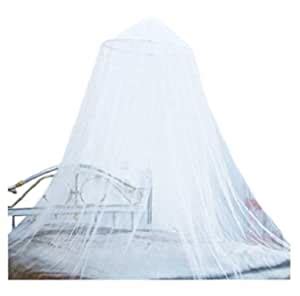 Octorose Cream Hoop Bed Canopy Mosquito Net Fit Crib, Twin, Full, Queen ...