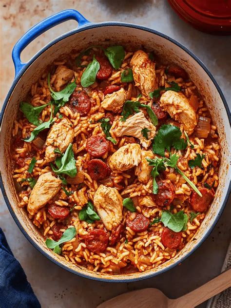 Irresistible Chicken & Chorizo Jambalaya: A Healthy One-Pot Meal