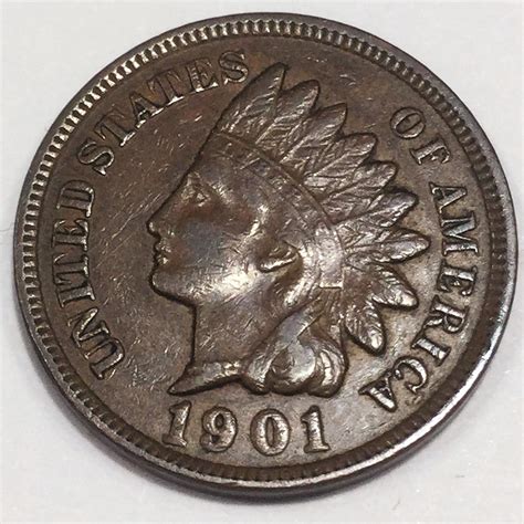 1901 Indian Head Penny Beautiful High Grade Coin | Property Room