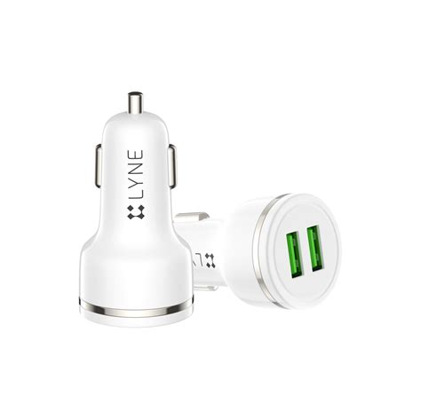 LYNE Piston 1 3.4A Output, Dual USB Port with Cable – Lyne Website