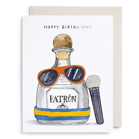 Tequila Bday Greeting Card - E. Frances Paper