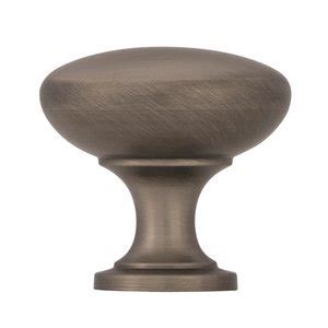 Edona Collection - 1 1/4" Diameter Knob in Antique Silver by Amerock ...