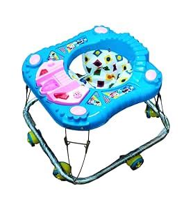 Buy 6 Months to 24 Months Baby Walker Musical - Foldable Adjustable ...