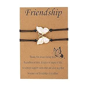 Buy Eben-Ezer Best Friends Friendship Matching Butterfly Bracelets for ...