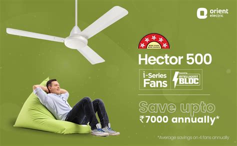 Buy Orient Electric Hector-500 1200mm Energy Efficient BLDC Motor ...