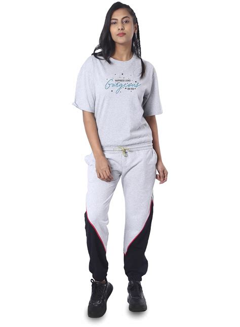 Buy London Hills Women casual track suit for women track pants and t ...