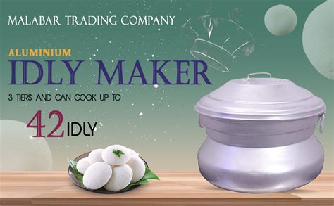 Malabar Trading Company Aluminium Idly Maker, satti, Steamer, Idli ...
