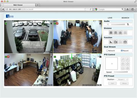 DVR Web Client 的图像结果