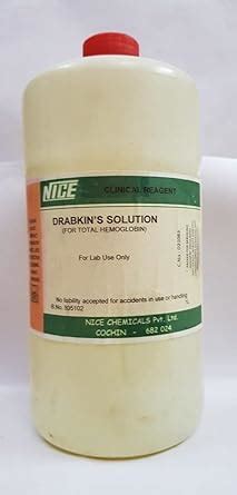 Drabkin Solution 750ML : Amazon.in: Health & Personal Care
