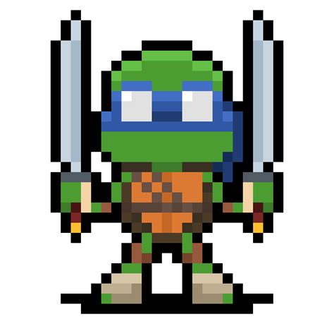 Ninja Turtles Pixel Art Sticker for iOS & Android | GIPHY