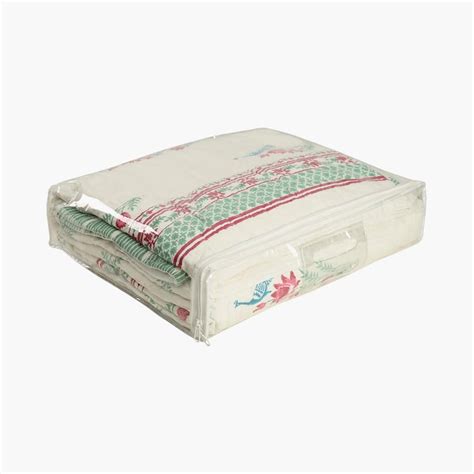 Buy INDIA CIRCUS Perching Peacock 3-Pc. Double Bed Cover Set - 225 cm x ...