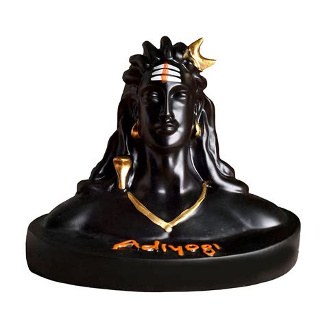 Buy FOBHIYA Lord Shiva in Dhyana Mudra Adiyogi Shiv Murti, Idol ...