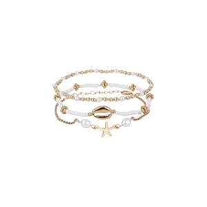 BharatBazaar Anklet for Women, Seashell Ankle Bracelets for Women ...