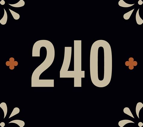 Huisnummerbord nummer 240 | Huisnummer 240 |Zwart huisnummerbordje ...