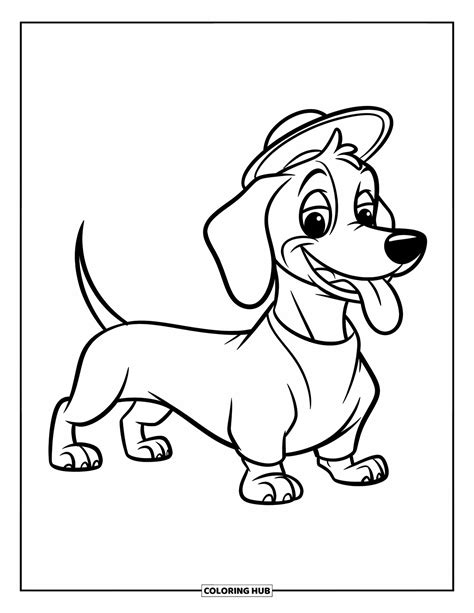 70+ Wiener Dog Coloring Pages for Kids & Adults (Free Printable PDFs)