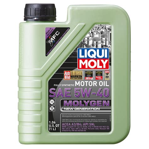Liqui Moly Molygen New Generation 5W40 Engine Oil (1 Liter) LM20230 by Liqui Moly | Europa Parts