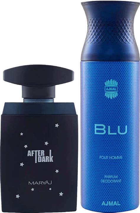 Buy AJMAL AMBER MAGIC EAU DE PARFUM 100ML PERFUME FOR MEN AND BLU HOMME ...
