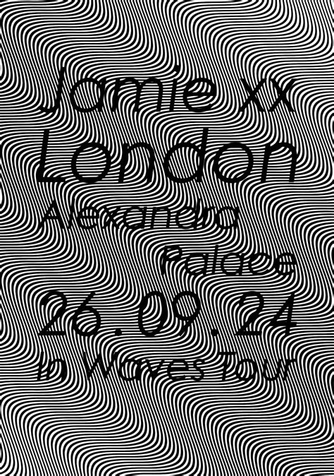 JAMIE XX 2024 Tour: LONDON Poster