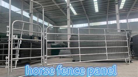 Galvanized 6ft 12ft Heavy Duty Used Metal Horse Fence Panels/round Pen ...