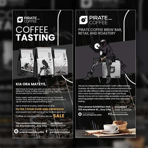 Entry #131 by Fasih3588 for Design a DL flier for a Coffee Roaster ...