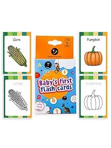 Buy Ilearnngrow Vegetable Flash Cards | 14 Colored Learning Cards with ...