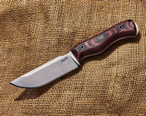 Work Tuff Gear Nomad EDC Bushcrafter Fixed Blade Knife 3.9" K329 Saber ...