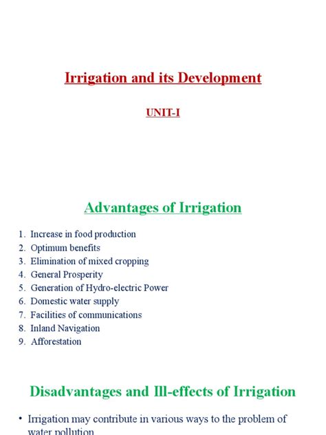 Image result for Types of Irrigation Project PDF
