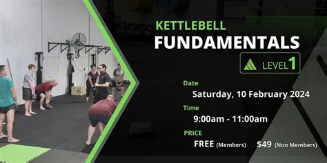 Kettlebell Fundamental Level 1, Adaptive Strength, Booragoon, 10 ...