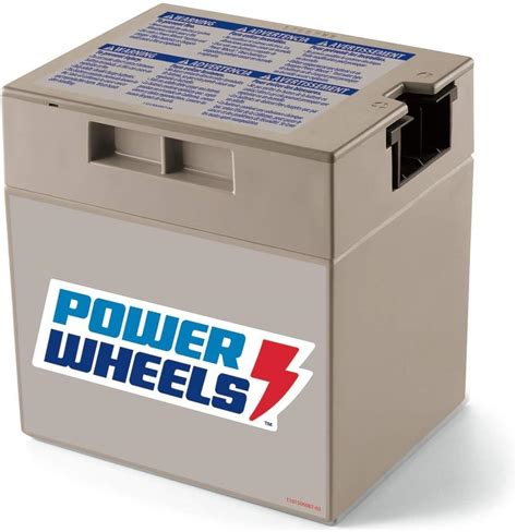 Amazon.com: Power Wheels 12-Volt Rechargeable Battery, replacement battery for Power Wheels ride ...