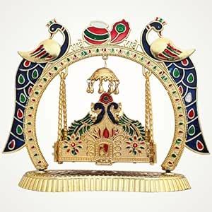 Toy Truffle Kanha Jhula | Traditional Laddu Gopal Swing for Home ...