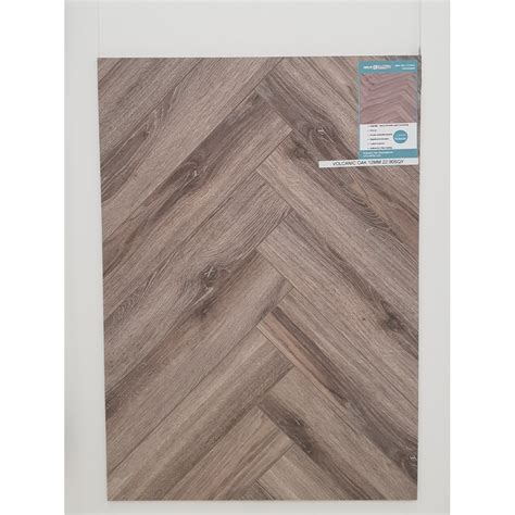 Herringbone Volcanic Oak 12mm Laminate flooring