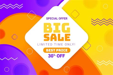 Gradient sale background | Free Vector