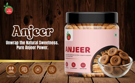 Get Healthy Anjeer 250 Gm | Premium Dried Figs Soft,Healthy Tasty and ...