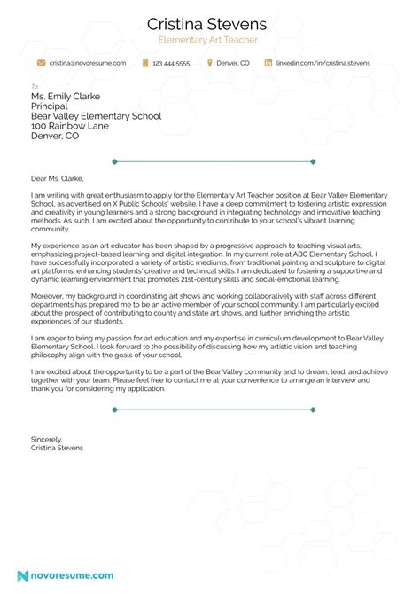 Elementary Teacher Cover Letter Example (W/ Templates!)