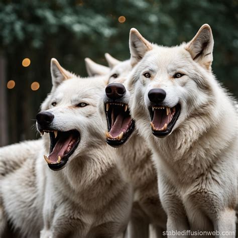 Laughing Wolves | Stable Diffusion Online