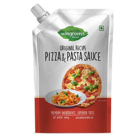 Wingreens Farms Pizza & Pasta Sauce Nozzle Pack | 600gms : Amazon.in ...