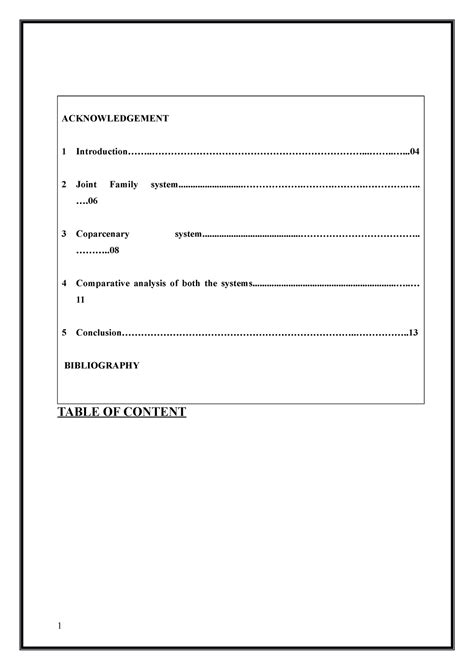 Family LAW Project - ACKNOWLEDGEMENT 1 - Studocu