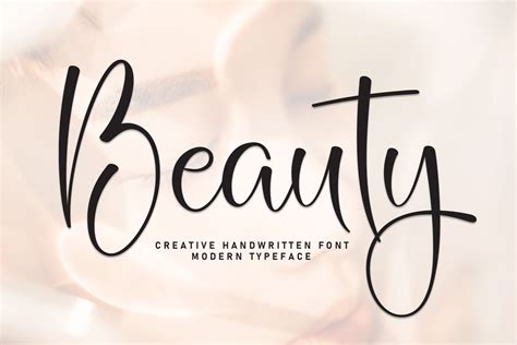 Beauty Font by andikastudio · Creative Fabrica