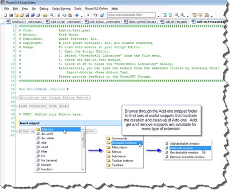 Image result for PowerGUI Script Editor