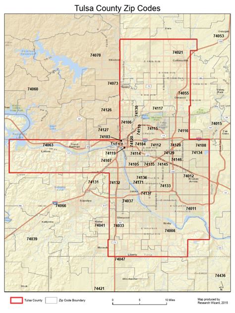 Tulsa County Zip Codes | PDF